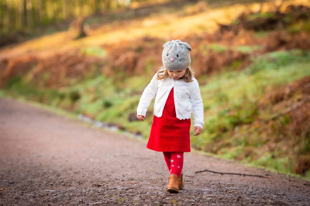 Fille dans la nature